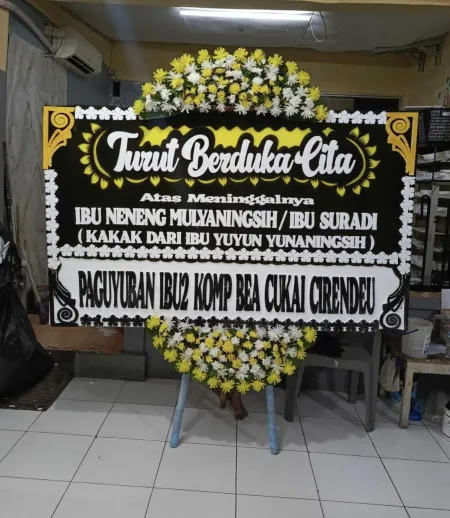 Papan Bunga Duka Gunung Sahari