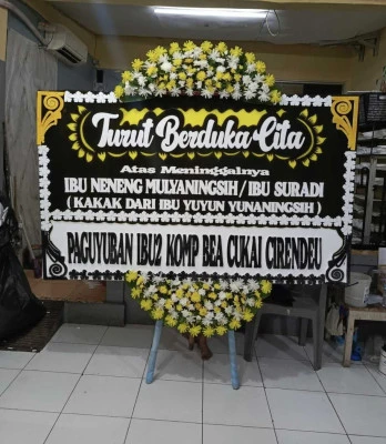 Papan Bunga di Gunung Sahari